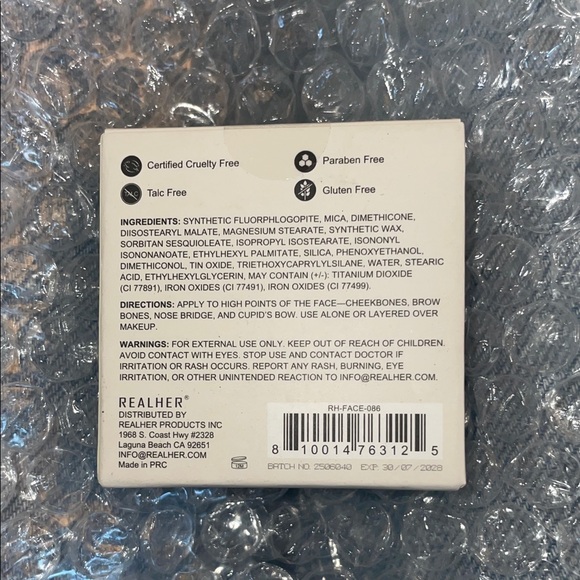 NEW RealHer Pure Resolve Highlighter - Champagne Beige Glow - Picture 4 of 8